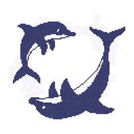 Стъклена мозайка ONIX Delfines 2