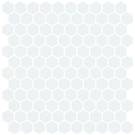 Стъклена мозайка ONIX Hex Natureglass White Matte