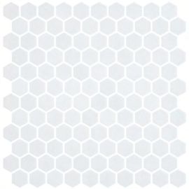 Стъклена мозайка ONIX Hex Stoneglass White