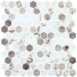 Стъклена мозайка ONIX Hex Umber