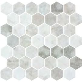 Стъклена мозайка ONIX Hex XL Shabby Terra Matte