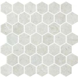 Стъклена мозайка ONIX Hex XL Normatech Ivory Matte