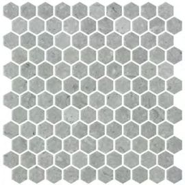 Стъклена мозайка ONIX Hex Normatech Grey Matte