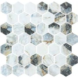 Стъклена мозайка ONIX Hex XL Abuhna Matte