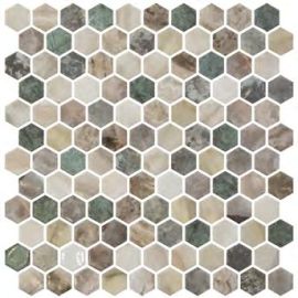 Стъклена мозайка ONIX Hex Marmara