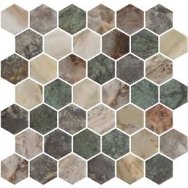 Стъклена мозайка ONIX Hex XL Marmara