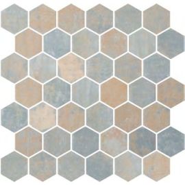 Стъклена мозайка ONIX Hex XL Cottiva Mare Matte