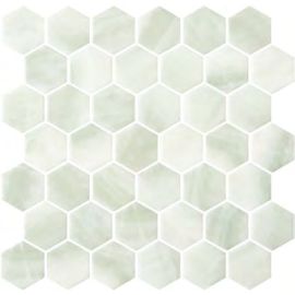 Стъклена мозайка ONIX Hex XL Onyxa Pale Jade