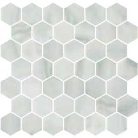 Стъклена мозайка ONIX Hex XL Onyxa Mist Blue