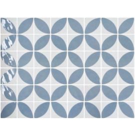 Стъклена мозайка ONIX Penta Dahlia Alice Blue MS