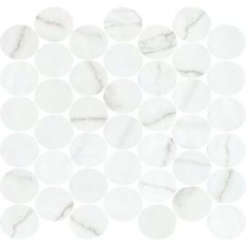 Стъклена мозайка ONIX Penny XL Venato White Matte