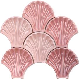 Artigiana Le Conchiglie 02 Rosa 15x15,5 см гланц