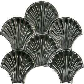 Artigiana Le Conchiglie 09 Antracite 15x15,5 см гланц