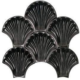 Artigiana Le Conchiglie 10 Nero 15x15,5 см гланц