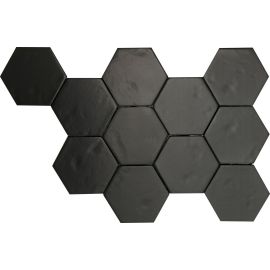 Artigiana Le Esagone 10 Nero 12,1x14 см мат