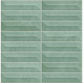 Sartoria Pop Ridge Verde Acqua 6,2x25 см гланц
